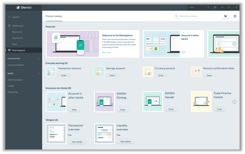 Danske Bank Marketplace Dashboard
